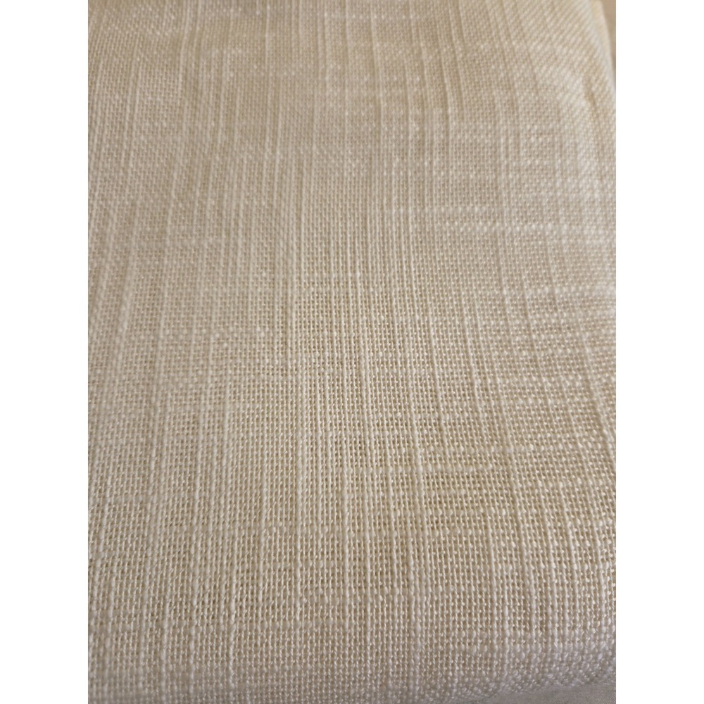 Quince 100% Cotton Sheer Curtains Set of 2 48" X 84" Cream NEW! Open Box $89 - Picture 5 of 10